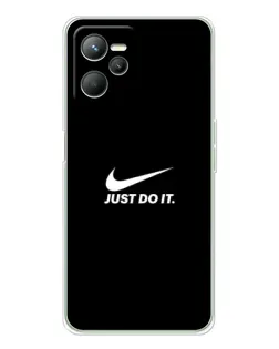 Чехол для Realme 14 с картинкой «Минимализм от Nike»