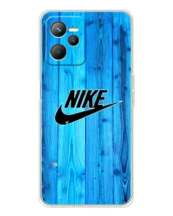 Чехол для Realme 14 с картинкой «Голубое дерево Nike»