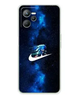 Чехол для Realme 14 с картинкой «Звездный путь Nike»