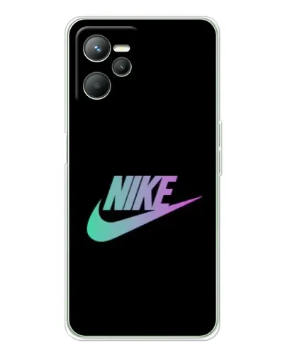 Чехол для Realme 14 с картинкой «Nike — городская ночь»