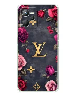 Чехол для Realme 14 с картинкой «Цветочный Louis Vuitton»