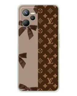 Чехол для Realme 14 с картинкой «Louis Vuitton — банты»