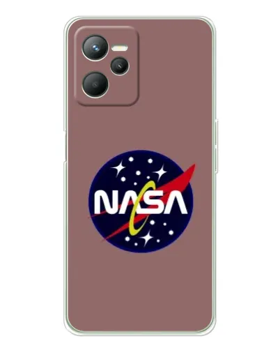 Чехол для Realme 14 с картинкой «NASA — ретро космос» Чехол для Realme 14 с картинкой «NASA — ретро космос»
