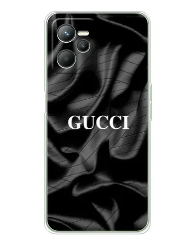 Чехол для Realme 14 с картинкой «Gucci — шелковые волны»