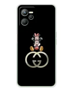 Чехол для Realme 14 с картинкой «Минни Маус на лого» Чехол для Realme 14 с картинкой «Минни Маус на лого»