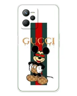 Чехол для Realme 14 с картинкой «Микки Маус Gucci — полосы» Чехол для Realme 14 с картинкой «Микки Маус Gucci — полосы»