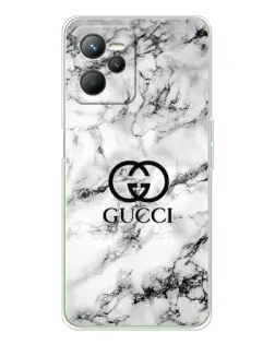 Чехол для Realme 14 с картинкой «Gucci — мраморный шик» Чехол для Realme 14 с картинкой «Gucci — мраморный шик»
