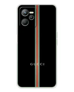 Чехол для Realme 14 с картинкой «Gucci — строгая линия» Чехол для Realme 14 с картинкой «Gucci — строгая линия»