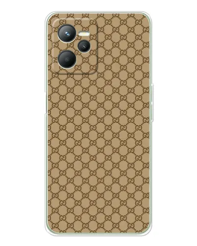 Чехол для Realme 14 с картинкой «Gucci — классический беж» Чехол для Realme 14 с картинкой «Gucci — классический беж»