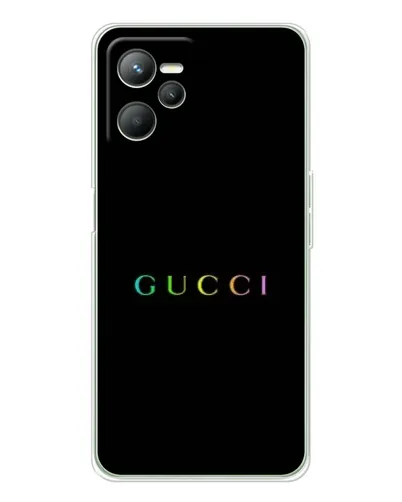 Чехол для Realme 14 с картинкой «Gucci — неоновый минимализм» Чехол для Realme 14 с картинкой «Gucci — неоновый минимализм»