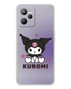 Чохол для Realme 14 з картинкою «Kuromi — фіолетовий арт» Чохол для Realme 14 з картинкою «Kuromi — фіолетовий арт»