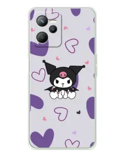 Чохол для Realme 14 з картинкою «Kuromi та лавандові серця» Чохол для Realme 14 з картинкою «Kuromi та лавандові серця»