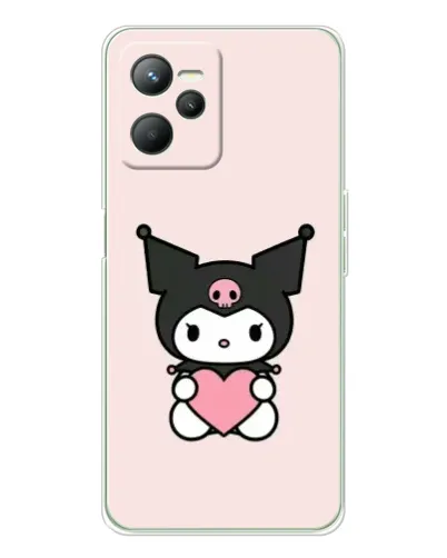 Чохол для Realme 14 з картинкою «Kuromi та серце» Чохол для Realme 14 з картинкою «Kuromi та серце»