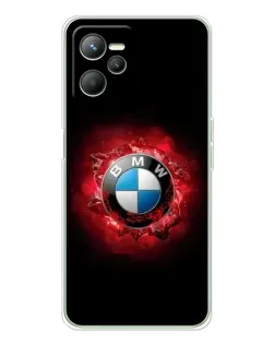 Чехол для Realme 14 с картинкой «Логотип BMW — вспышка»