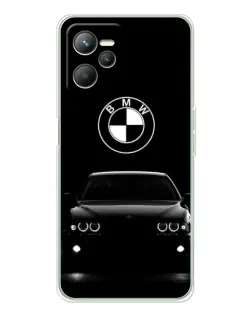 Чехол для Realme 14 с картинкой «BMW — взгляд из темноты»