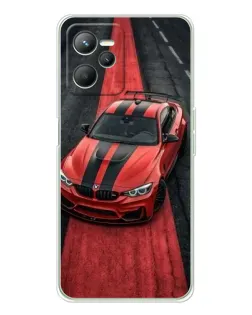 Чехол для Realme 14 с картинкой «BMW на красной дорожке»