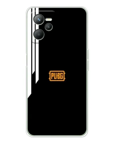 Чехол для Realme 14 с картинкой «PUBG — вертикальные линии»