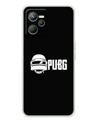 Чехол для Realme 14 с картинкой «PUBG — классический лого»