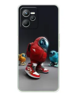 Чохол для Realme 14 з картинкою «Among Us — 3D стиль»