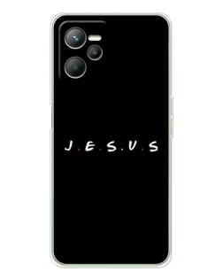 Чехол для Realme 14 с картинкой «Точки веры J.E.S.U.S.»