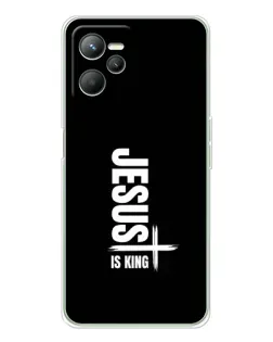 Чехол для Realme 14 с картинкой «Вертикаль веры Jesus»