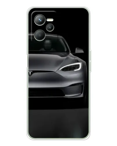 Чехол для Realme 14 с картинкой «Tesla Model S Look»