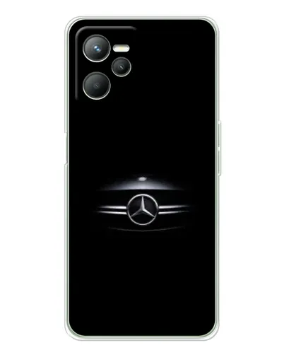 Чехол для Realme 14 с картинкой «Mercedes — абстрактные линии» Чехол для Realme 14 с картинкой «Mercedes — абстрактные линии»