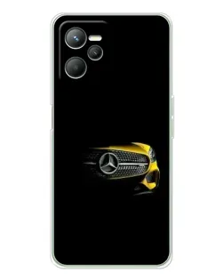 Чехол для Realme 14 с картинкой «Mercedes — ретро стиль»
