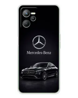 Чехол для Realme 14 с картинкой «Mercedes — решетка радиатора»