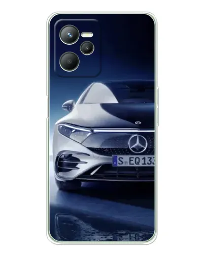 Чехол для Realme 14 с картинкой «Mercedes EQ — будущее» Чехол для Realme 14 с картинкой «Mercedes EQ — будущее»
