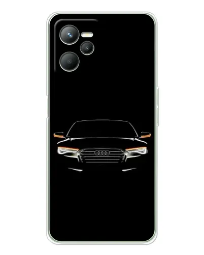 Чехол для Realme 14 с картинкой «Audi — ночной контур»