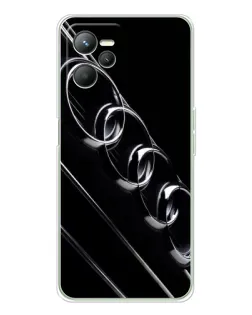 Чехол для Realme 14 с картинкой «Audi — абстрактные кольца»