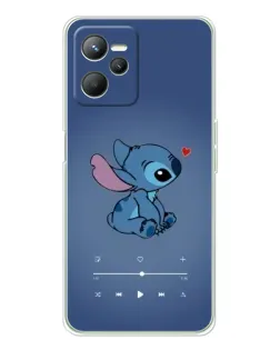 Чехол для Realme 14 с картинкой «Музыкальный Stitch»