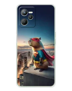 Чохол для Realme 14 з картинкою «Капі-мен супергерой»
