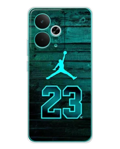 Чохол для Realme 14T з картинкою «Jordan Cyan 23»