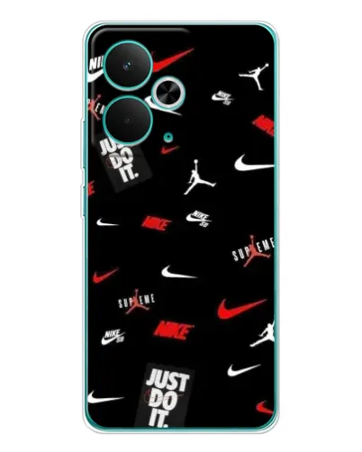 Чохол для Realme 14T з картинкою «Nike Mix Pattern»