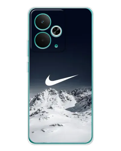 Чохол для Realme 14T з картинкою «Nike — зимові гори» Чохол для Realme 14T з картинкою «Nike — зимові гори»