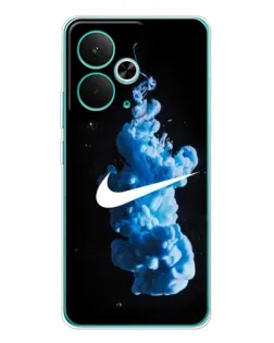 Чохол для Realme 14T з картинкою «Nike та синій дим»