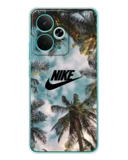 Чохол для Realme 14T з картинкою «Тропічний принт Nike»