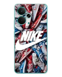 Чохол для Realme 14T з картинкою «Колаж кросівок Найк»