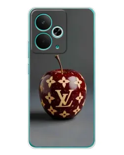 Чохол для Realme 14T з картинкою «Червоне яблуко LV»