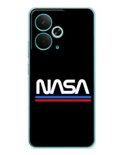 Чохол для Realme 14T з картинкою «NASA — класика Red Blue»