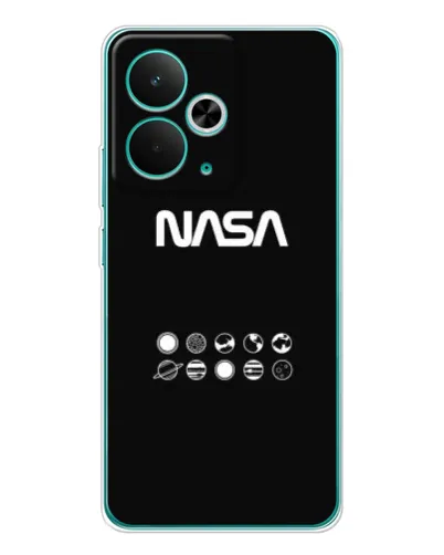 Чохол для Realme 14T з картинкою «NASA — технічний принт» Чохол для Realme 14T з картинкою «NASA — технічний принт»