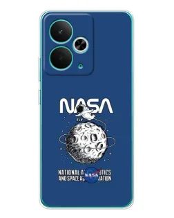 Чохол для Realme 14T з картинкою «NASA — місячна місія»