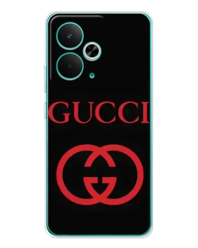 Чехол для Realme 14T с картинкой «Gucci — красный логотип» Чехол для Realme 14T с картинкой «Gucci — красный логотип»