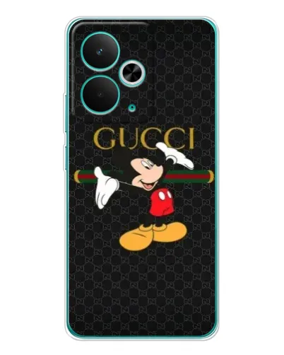 Чехол для Realme 14T с картинкой «Микки Маус Gucci» Чехол для Realme 14T с картинкой «Микки Маус Gucci»