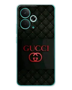 Чехол для Realme 14T с картинкой «Gucci — стеганый черный»