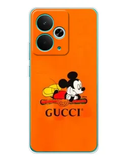 Чохол для Realme 14T з картинкою «Міккі Маус Gucci — помаранч» Чохол для Realme 14T з картинкою «Міккі Маус Gucci — помаранч»
