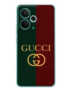 Чохол для Realme 14T з картинкою «Gucci — темно-зелений градієнт» Чохол для Realme 14T з картинкою «Gucci — темно-зелений градієнт»