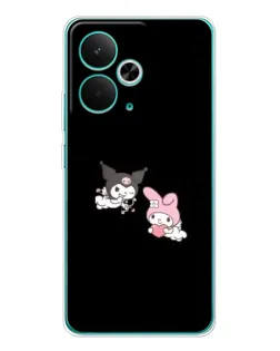 Чохол для Realme 14T з картинкою «My Melody та Kuromi»